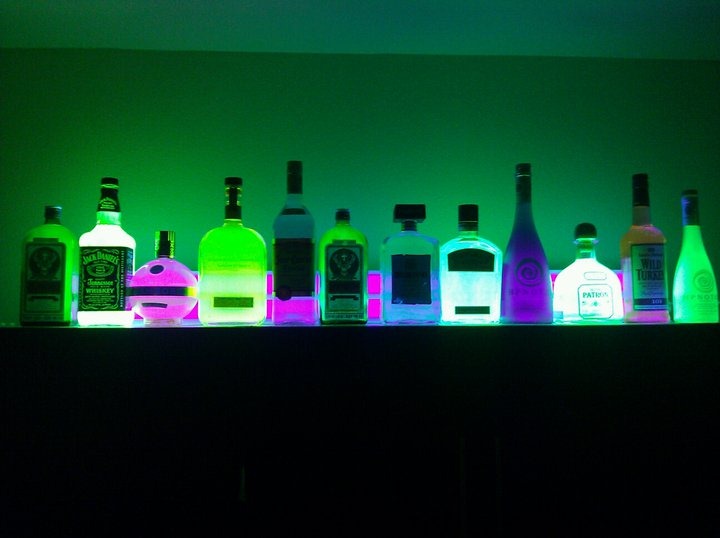 Empty Liquor Bottle Glow