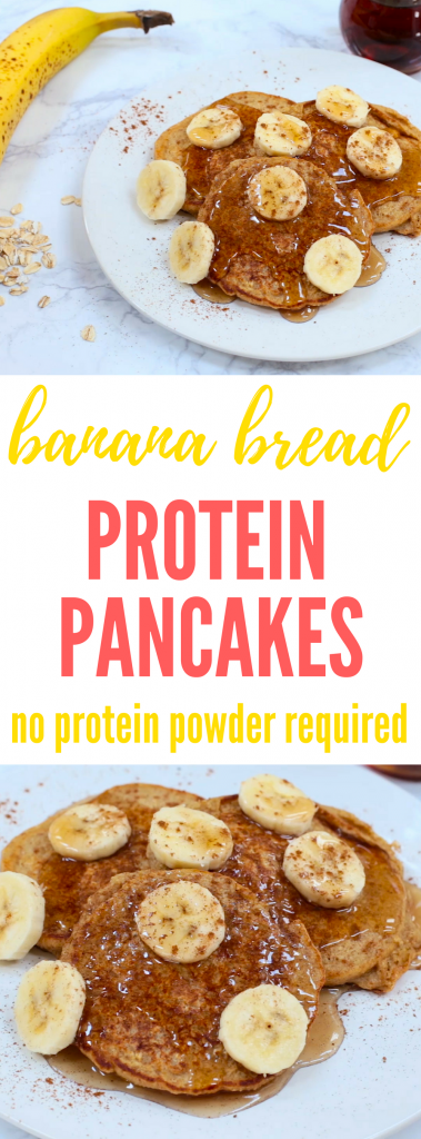 Banana Bread Protein Pancakes