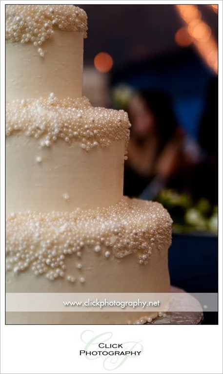 pearl wedding cake box