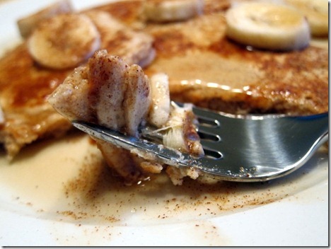 banana bread protein pancakes