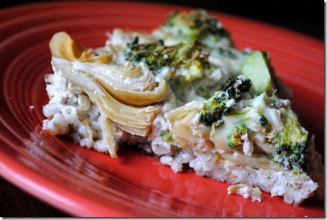 artichoke broccoli quiches