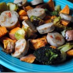 broccoli sweet potatoes chicken sausage broccoli sweet potatoes chicken sausage