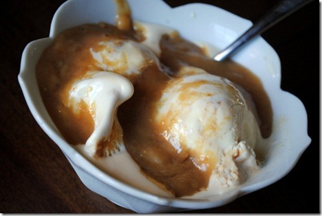cashew butter ice cream sauce