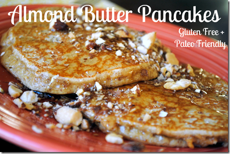 almond butter pancakes gluten free paleo