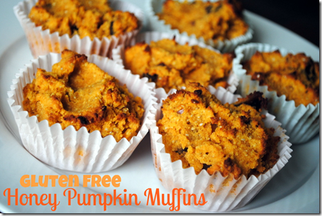 honey pumpkin muffins gluten free