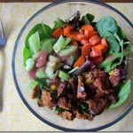 Black Bean Burger Salad Black Bean Burger Salad
