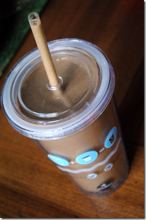 peanut butter mocha smoothie