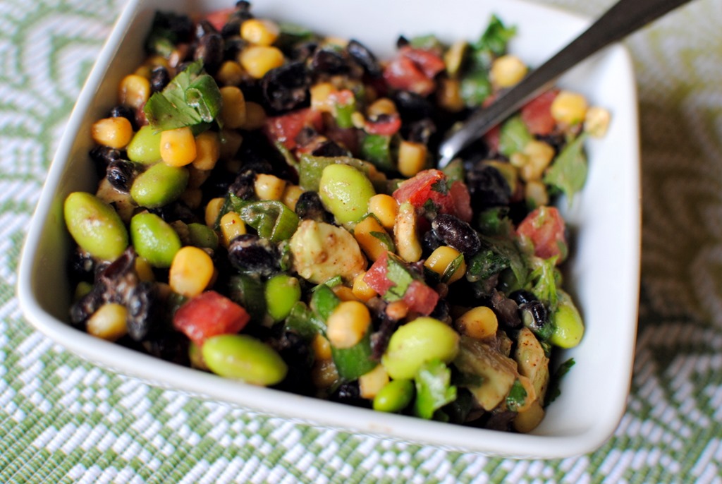 Edamame Black Bean Salad Recipe