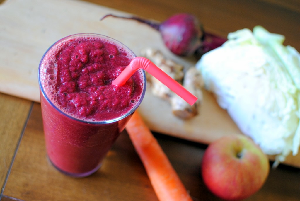 Ginger Beet Smoothie Peanut Butter Fingers