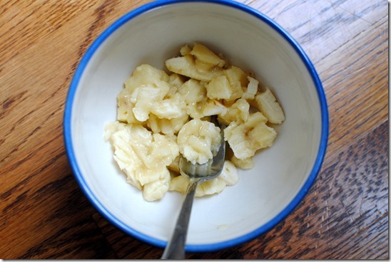 mashed banana