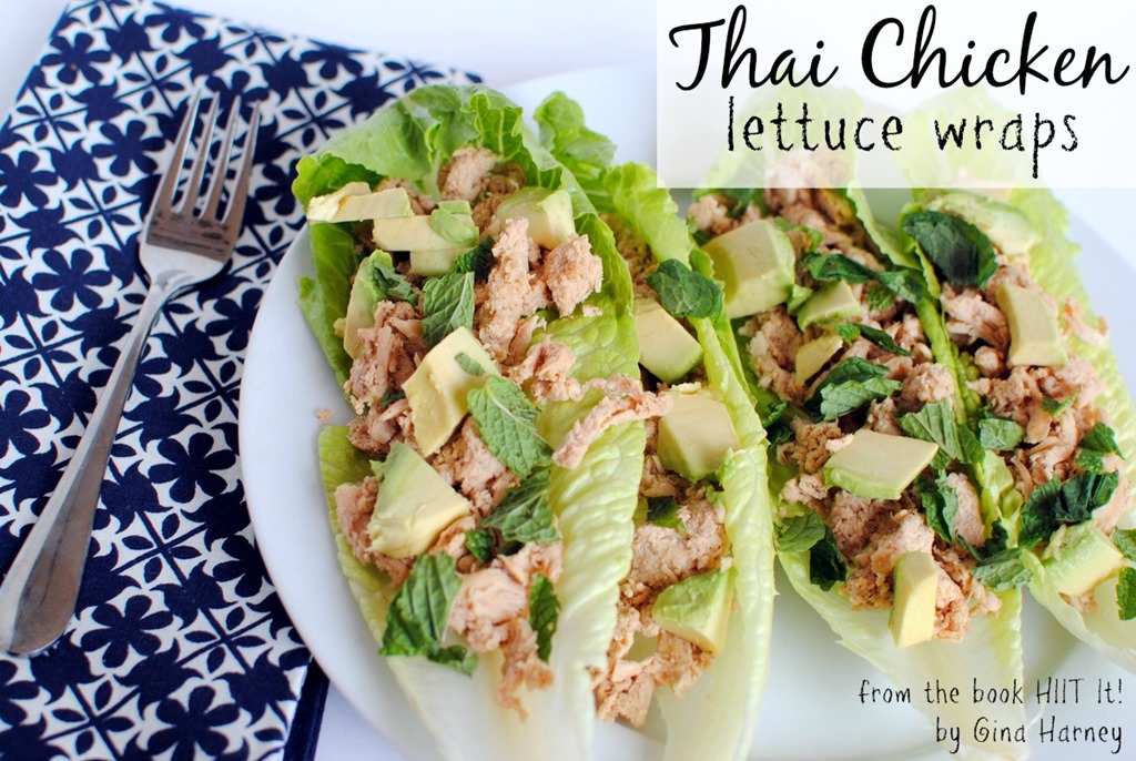 Thai Chicken Lettuce Wraps Peanut Butter Fingers