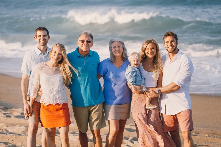 Beach Family Pics and Weekend Fun Peanut Butter Fingers