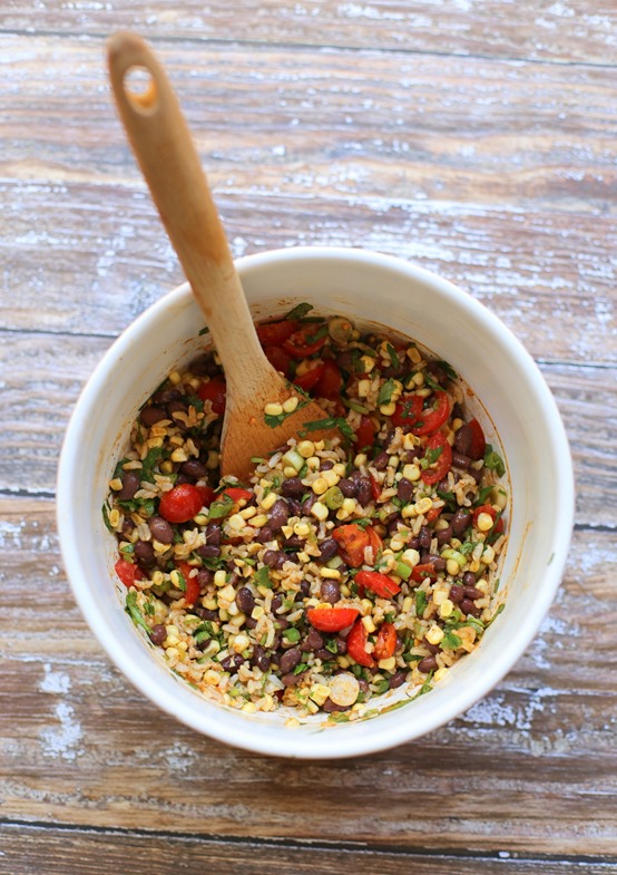 Black Bean and Brown Rice Salad