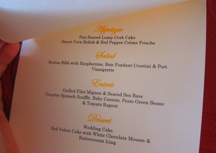 wedding menus and programs 060