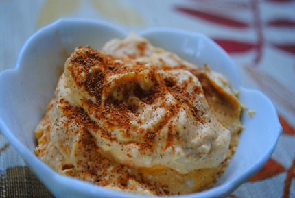 pumpkin cheesecake mousse 005
