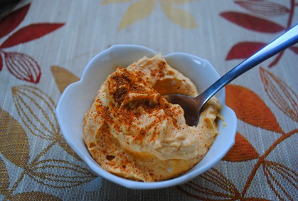 pumpkin cheesecake mousse 010