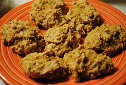 pumpkin oatmeal cookies 063