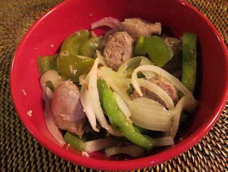 sausage and peppers 013