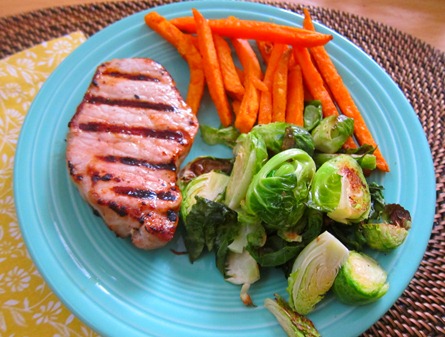 bbq pork brussels sprouts 028