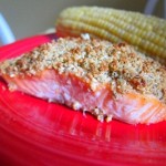 cashew crusted salmon