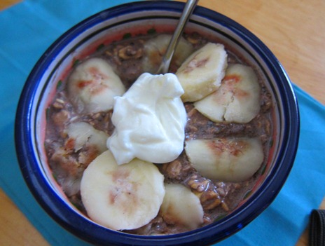 chocolate overnight oats 006