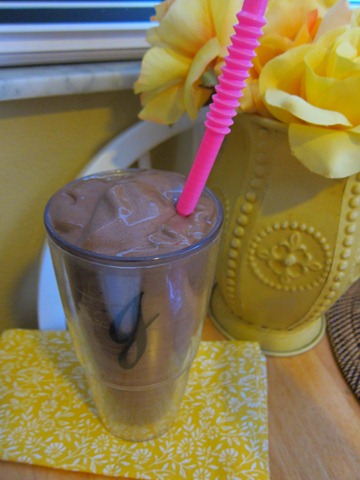 chocolate smoothie 002