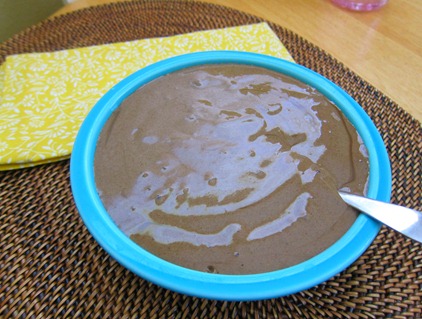 chocolate smoothie bowl 005