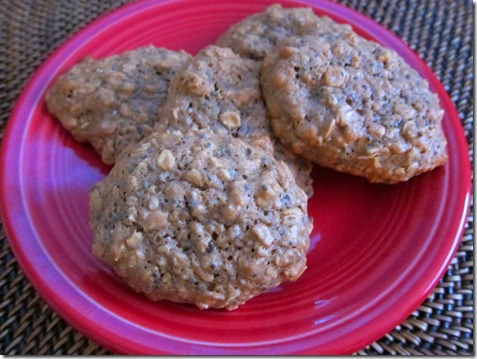 healthy peanut butter oatmeal cookies 001