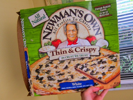 newmans own white pizza 007