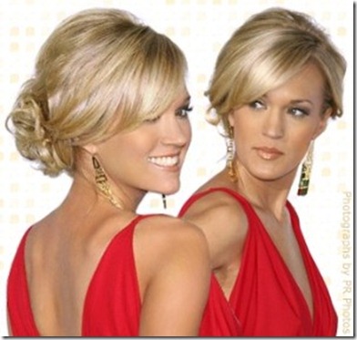 carrie underwood updo
