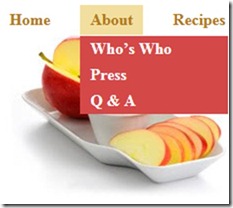 drop down menus