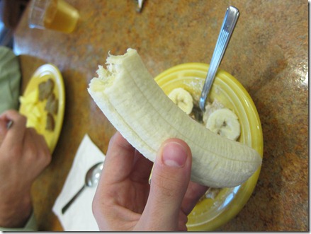 banana and peanut butter oatmeal 002