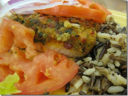 herb crusted tilapia 009