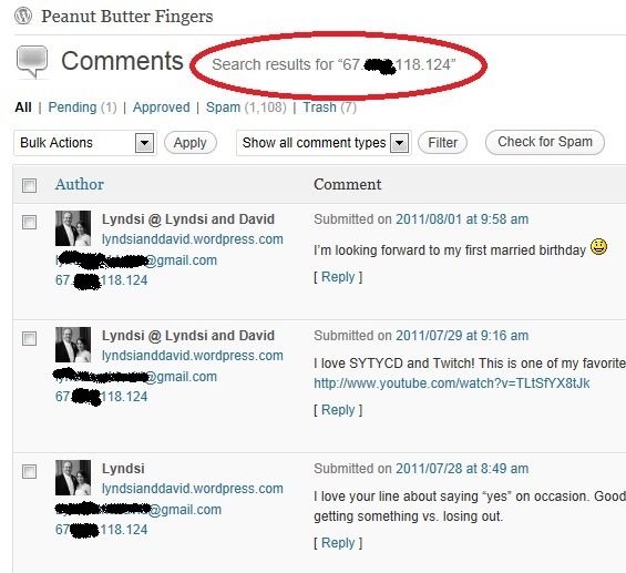 Blog Talk Tuesdays: Part V - Peanut Butter Fingers