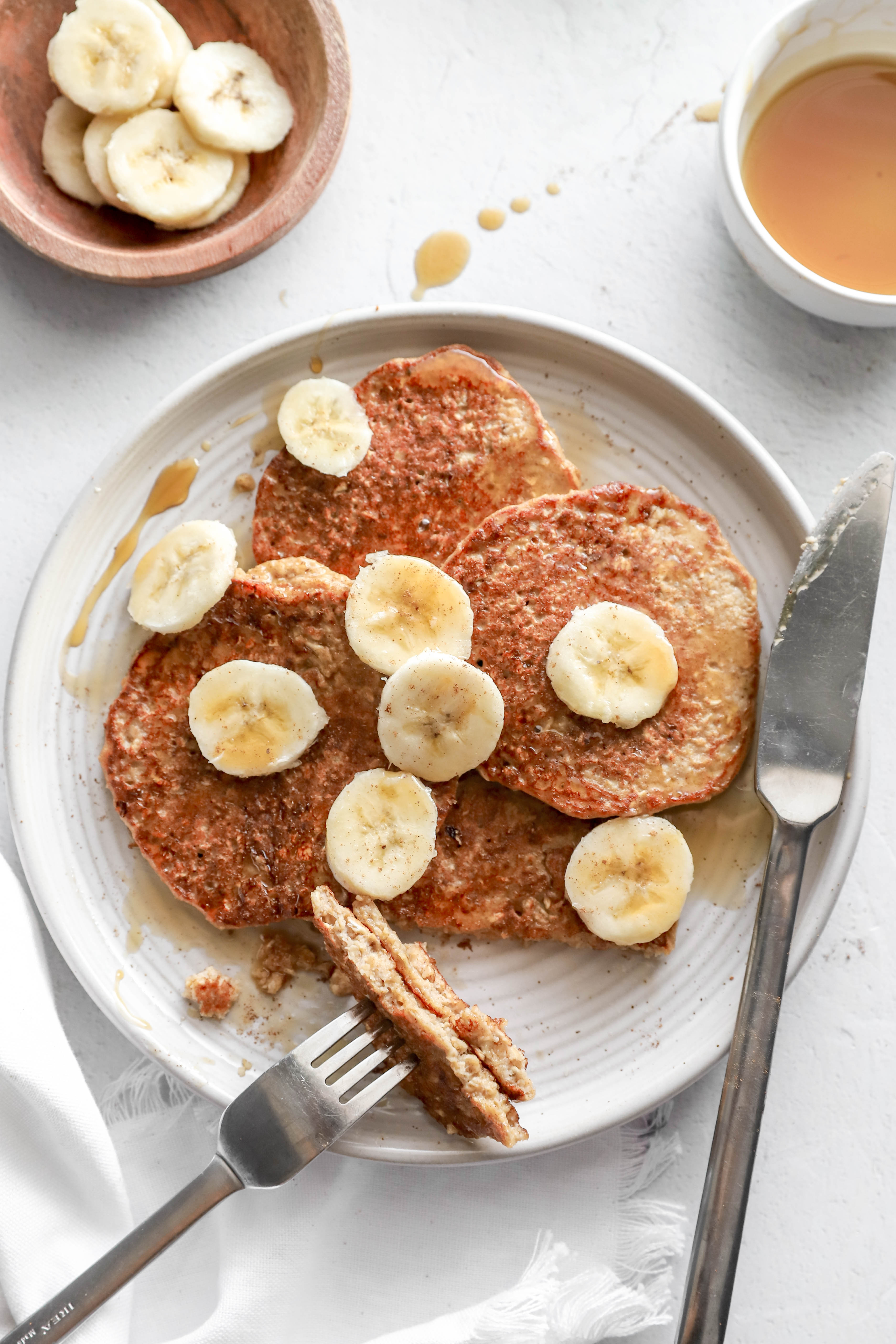 Banana Bread Protein Pancakes