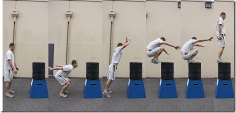 box jumps