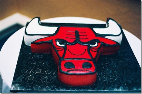 chicago bulls cake