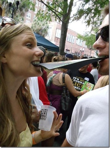biting paper