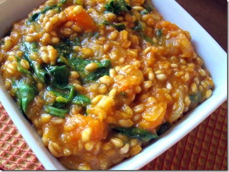 butternut squash wheat berry risotto 002