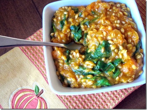 butternut squash wheat berry risotto 008