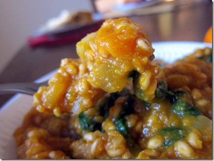 butternut squash wheatberry risotto 009
