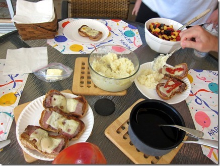 french toast with nectarines 003