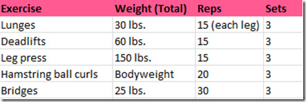 leg workout