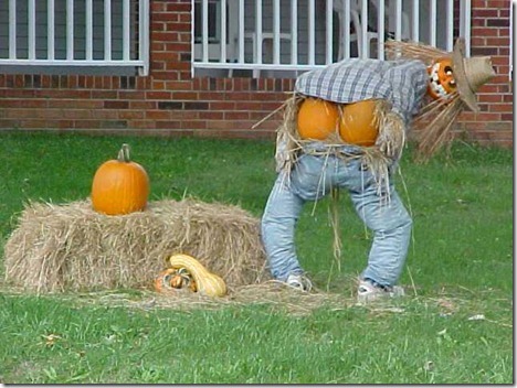 mooning scarecrow