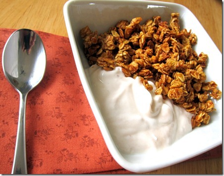 pumpkin spice granola 018