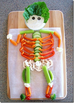 vegetable skeleton