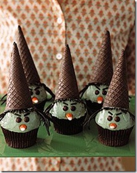 witch cupcakes