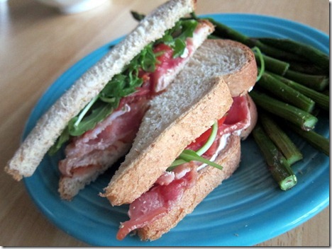 bacon arugula tomato 018