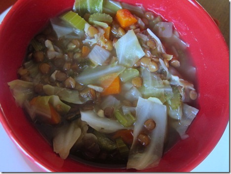 cabbage lentil soup 003