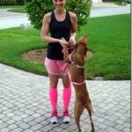 compression sleeves pink 002